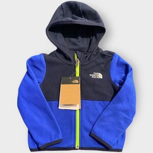 The North Face Kids Glacier Full-Zip Fleece Hoodie Toddler size 2 New with Tags